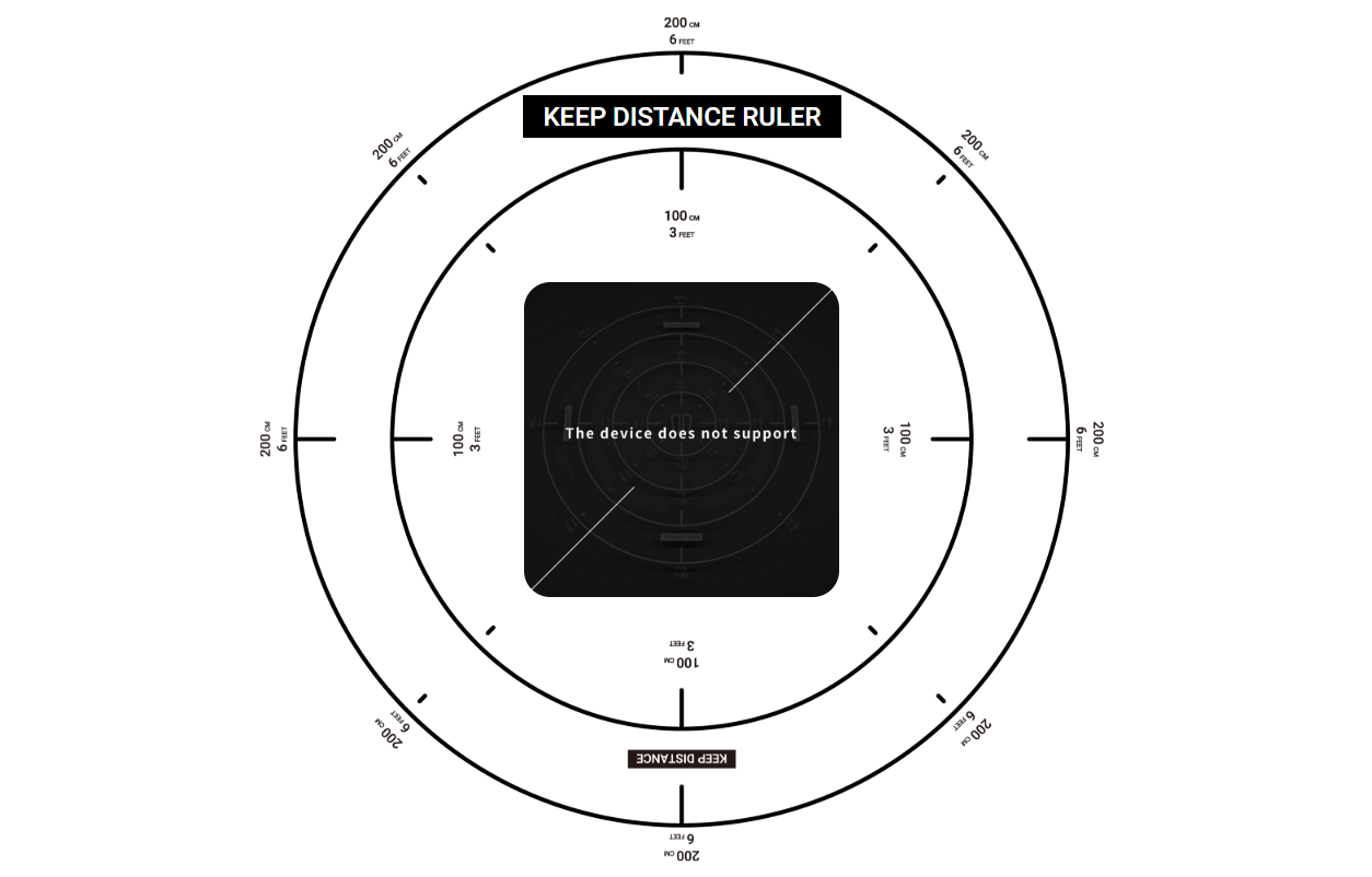 【Keep Distance Ruler】アプリでソーシャルディスタンスに必要な2mを測るAR定規