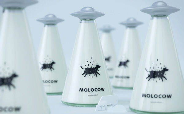 Molocowの牛乳瓶（ミルクボトル）